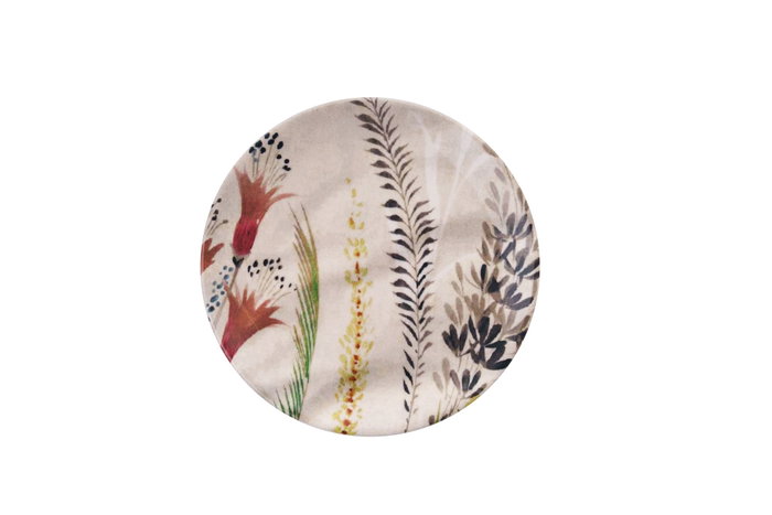 Hermia Wheat Serv Leaf Juego de 6 Platos de Servicio Navideños Multicolor Hermia Wheat Serv Leaf Juego de 6 Platos de Servicio Navideños Multicolor